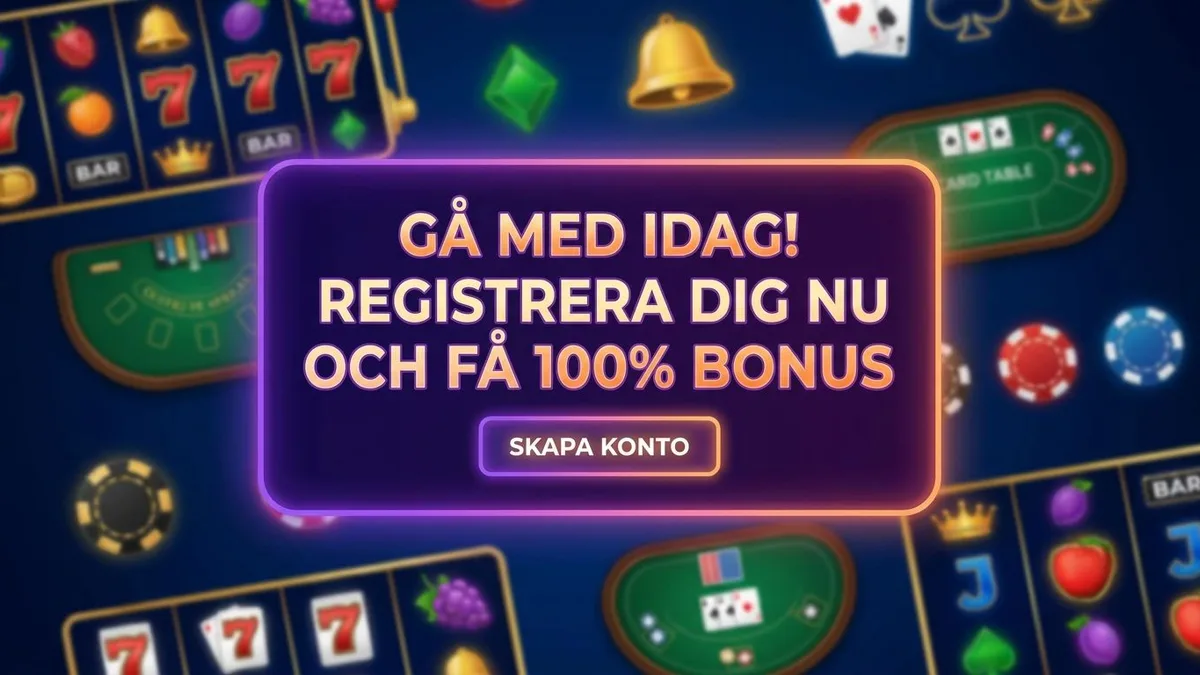 Registrera dig med bonus
